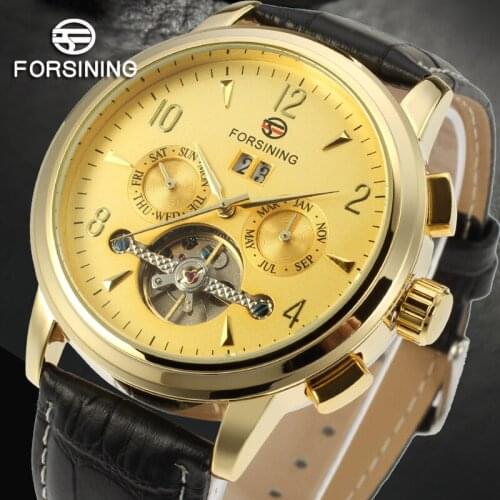 2020 Mens Watch Luxury Brand Automatic Business Style Leather Strap Tourbillon Sport Clock Casual Military Relogio Male Montre