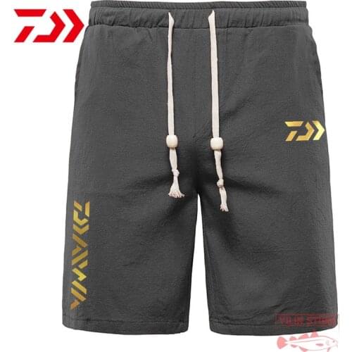 2021New Daiwa Men Fishing Shorts Summer Thin Outdoor Sport Quick Dry Breathable Fishing Clothing Fishing Pants Beach Pants