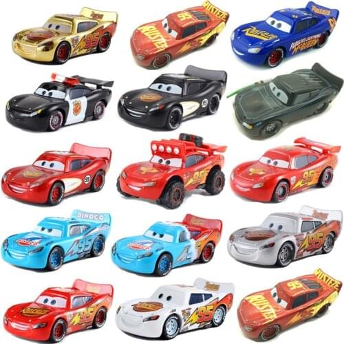 New Disney Pixar Car 3/2 Lightning McQueen Toy Car 1:55 Die Cast Metal Alloy Model Toy Car 2 Childrens Birthday Christmas Gift