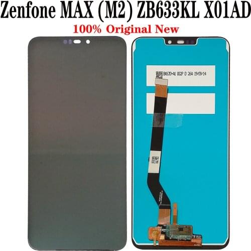 Original For ASUS Zenfone MAX (M2) ZB633KL X01AD 6.26" LCD Display Touch Screen