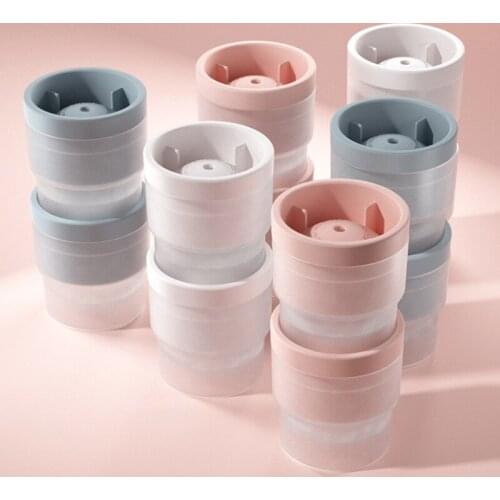 Pet Plastic Round Ice Ball Mold Can Be Stacked With Whiskey Ice Maker Diy Model Ice Tray