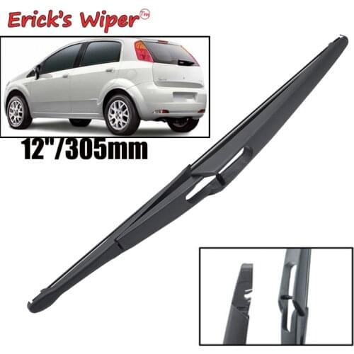 Ericks Wiper 12" Rear Wiper Blade For Fiat Grande Punto 199 Punto Evo Windshield Windscreen Rear Window