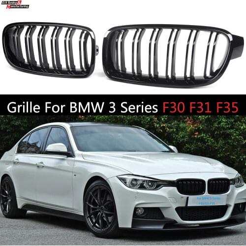 Replacement Carbon Fiber Kidney Grille for Bmw F30 F31 2012 2013 2014 2015 2016 2017 2018 Racing Grills