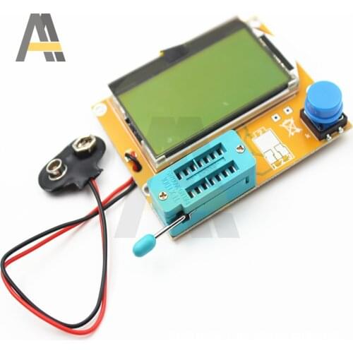 ESR Meter Mega328 Transistor Tester ESR-T4 Diode Triode Capacitance Digital V2.68 MOS/PNP/NPN LCR LCD Screen Tester