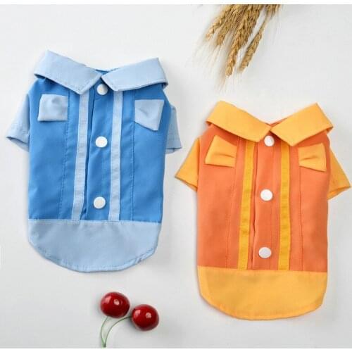 Spring Summer Pet Clothes for Small Dogs Shirt Puppy Pet Coat Jacket Dog Hoodies Chihuahua French Bulldog Teddy Clothing Outfit