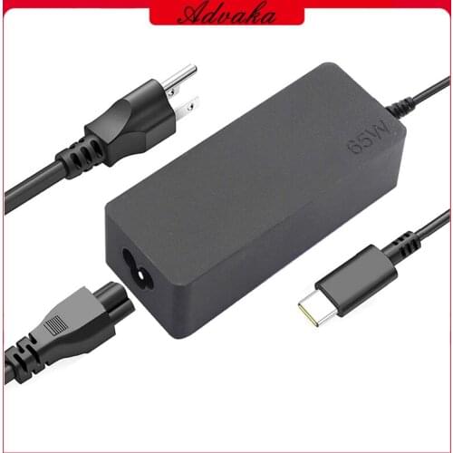 20V 3.42A 65W Type-C AC Adapter Power Supply Charger For Lenovo ThinkPad T480 E480 T480s T580 X280 X380 E580 L380 USB-C Cargador