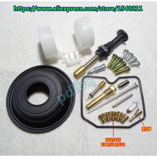 1 set $ 20) 01 ~ 07 years with electronic sensor version KPS KLX250 Keihin carburetor repair kit With vacuum diaphragm