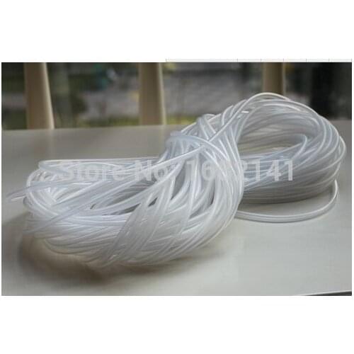 1mm ID 2mm OD 1X2 Transparent Silicone Rubber Tube Hose Pipe ( food grade ) medical PIPE, 1*2mm Inner Diameter 1 Outer 2