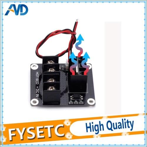 2pcs New 3D printer Hot Bed MOSFET Power Expansion Board / Heat bed Power Module For Anet A8 A6 A2 Compate Black Ramps 1.4