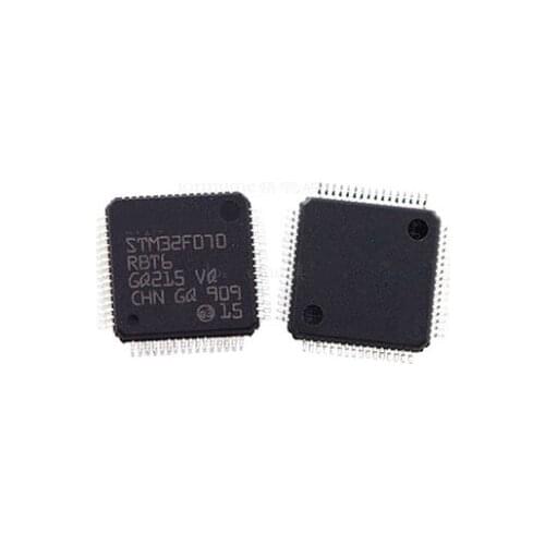 3PCS New STM32F070RBT6 QFP64