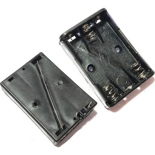 30pcs/lot MasterFire 3 Slots AAA Battery Holder Storage Box Plastic Case For 3 X AAA Lithium Batteries With Pin