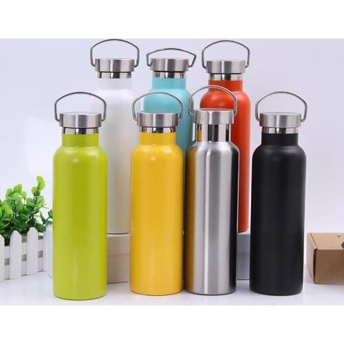 50pcs 500ml 17oz Stainless Steel Vacuum Insulated fashion Water Bottle Sport Trave Double Walled Insulated outdoor