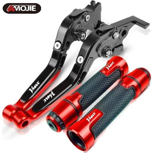 Motorcycle Accessories Brake Clutch Levers Handlebar Grips For Yamaha V-MAX V MAX VMAX 2009 2010 2011 2012 2013 2014 2015 2016