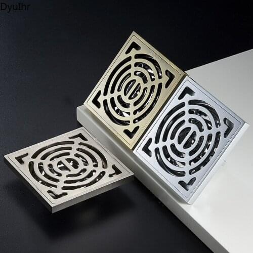 Bathroom accessories toilet deodorant large flow shower room bathroom sewer anti-reflective washing machine floor drain DyuIhr