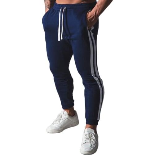 Autumn Casual Pants Men Joggers Cotton Sweatpants Bodybuilding Slim Trousers Male Gym Fitness Clothing Running Sports Trackpants