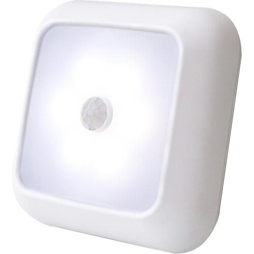 Motion Sensor Light 6LED Wireless Battery Operated Night Light for Cabinet Stairs