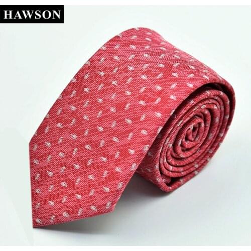 HAWSON Polka Dot Wedding Necktie for Men, 7cm Formal Narrow Tie for Male, Gift for a Men, Mens Fashion for Suit