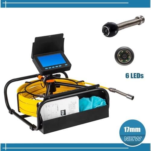 10m/20m/30m/50m Cable Pipe Inspection Camera CCTV Endoscope System Drain Pumbing Detection DVR Optional