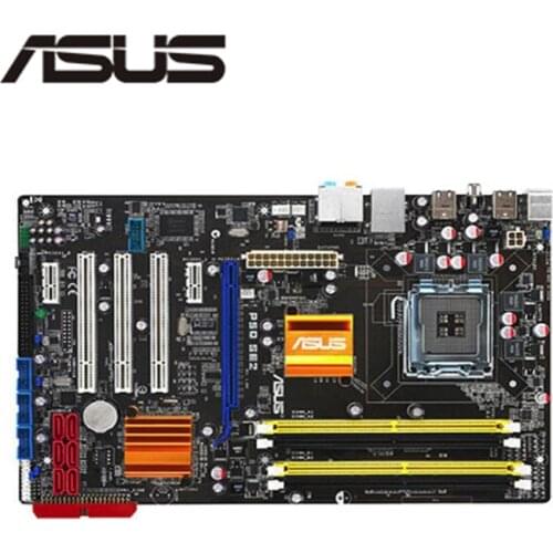 For Asus P5Q SE2 Desktop Motherboard P45 Socket LGA 775 Q8200 Q8300 DDR2 Original Used Mainboard On Sale