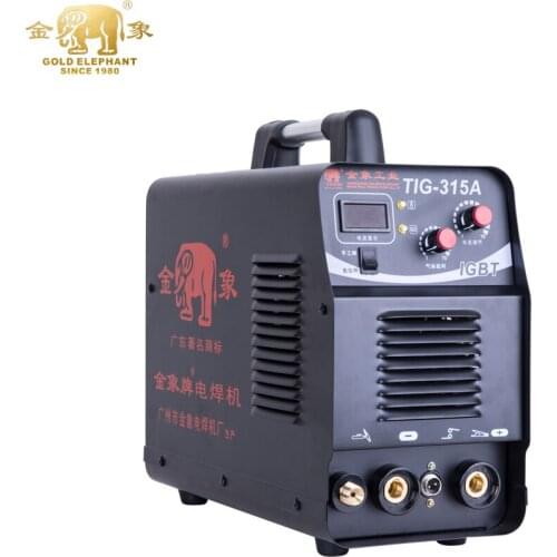 DC IGBT Module Aluminium Argon Welder Tig Welding Machine TIG-315P Carbon Steel TIG-315 AC Motor 85% Inverter Welders