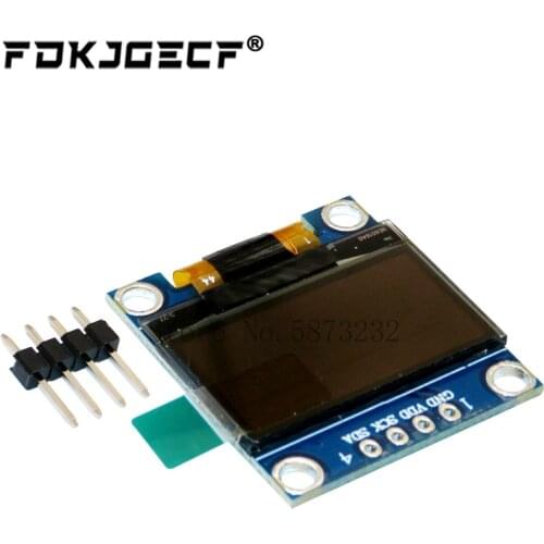 0.96 inch oled IIC Serial White OLED Display Module 128X64 I2C SSD1306 12864 LCD Screen Board GND VDD SCK SDA for Arduino