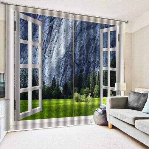 Luxury Blackout 3D Curtains For Living room Bedding room Office outside window curtains personality curtains