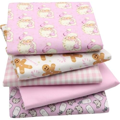 David accessories Christmas 100%Cotton Fabric for Sewing Dress Cloth Making DIY Cushion Cover,c13580