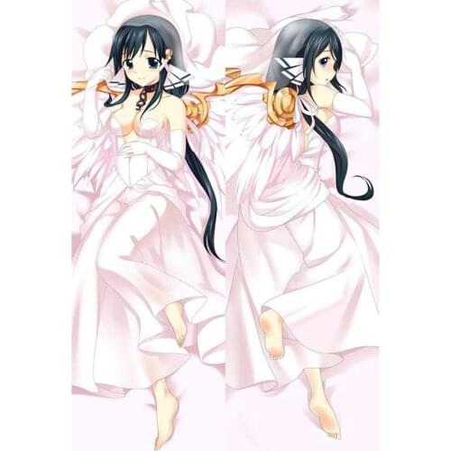 Sexy Japanese Anime Sora no otoshimono Kazane Hiyori Throw Otaku Dakimakura Gifts Bedding Hugging Body Pillow Case 150x50 CM