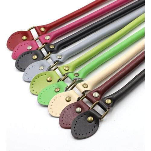 Women bag Handles Replacement DIY Handbag Strap Genuine Leather Bag Strap Fashion Lady Single Shoulder Strap Bag Accessories40cm