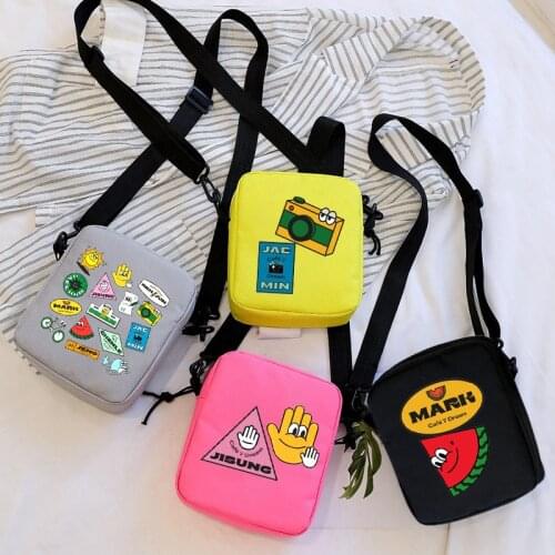 Kpop NCT Dream Cafe 7 Dream Mark Jisung Messenger Bag Mini Canvas Shoulder Bags Casual Street Zipper Purses Handbag Crossbodys