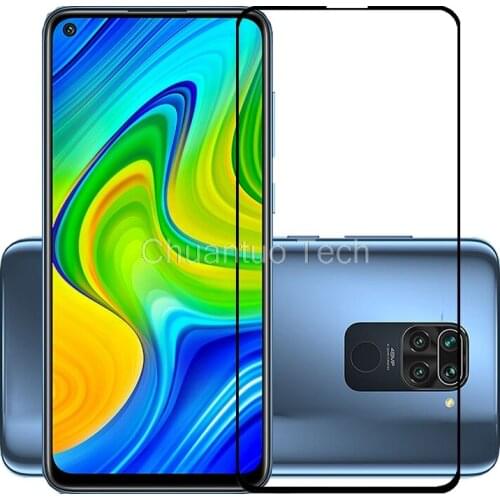 75 Pcs/Lot 2.5D Premium Tempered Glass for Redmi Note 9 Full Cover Screen Protector Protective Film for Xiaomi Redmi Note 9