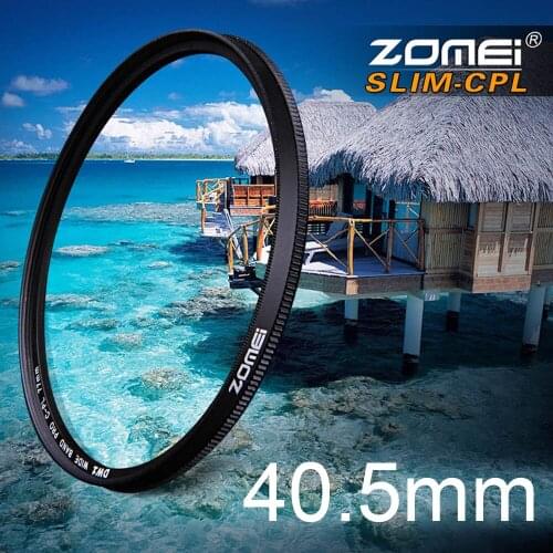 Zomei 40.5mm Ultra Slim CPL Filter Circular Polarizing Polarizer Filter for Olympus Sony Nikon Canon Pentax Hoya Lens 40.5 mm