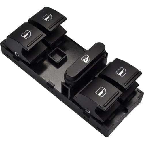1K4 959 857 B Electric Power Master Window Switch Button For VW Sagitar Golf 5 Je.tta MK5 6 Tiguan Touran Passat B6 B7