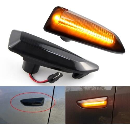 2pc For Opel Insignia B 2017-2019 (Also called for Holden Commodore) Car Styling Led Side Marker Light Turn Signal lamps