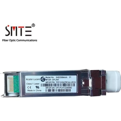 Alcatel-Lucent 3HE05894AA AA 01 10GE ZR 80KM LC SFP+ 7705/7750SR Fiber LC Optical Module Transceiver