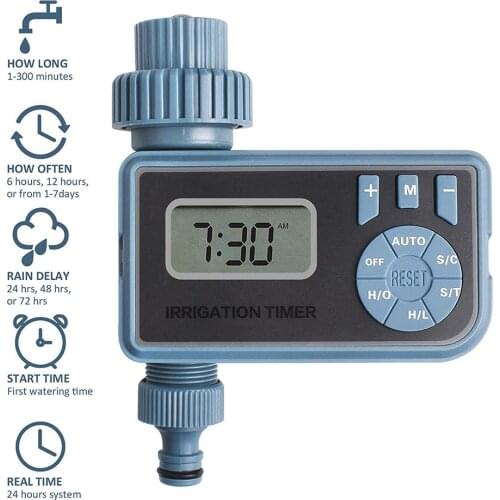 Automatic LCD Display Watering Timer Electronic Home Garden Ball Valve Water Timer For Garden Irrigation Controller