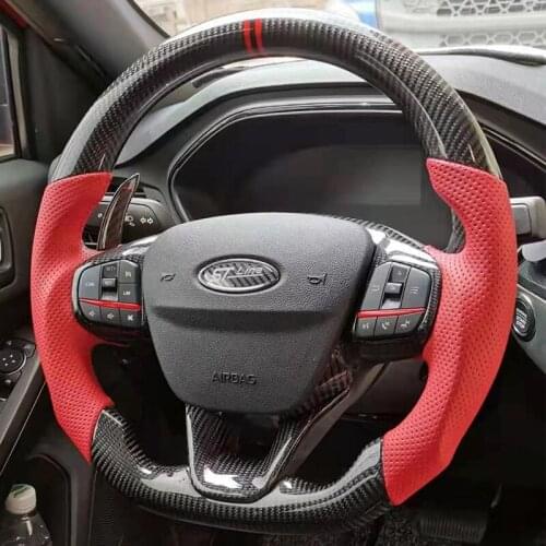 CAR carbon fiber steering wheel for Ford Focus mk4 St / STLINE the customization cycle is 10-15 days
