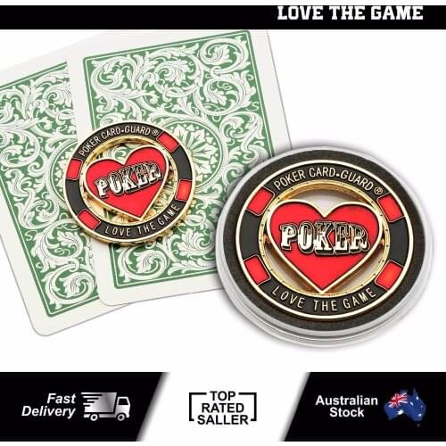 Free Shipping,Love The Game Card Guard Protector Poker Accessory Gambling Casino New