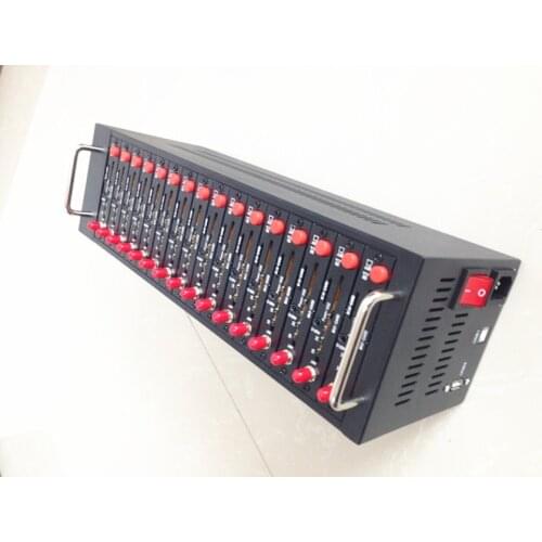 Fast Shipping Quad-band Wavecom Q24plus 16 Ports SMS MMS Modem Pool AT command & Free Software
