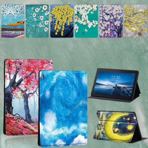 Case for Lenovo Tab M10 FHD Plus/Tab E10 TB-X104F TB-X104L/M10 TB-X605F TB-X505F Lightweight Folding Tablet Cover + Free Stylus