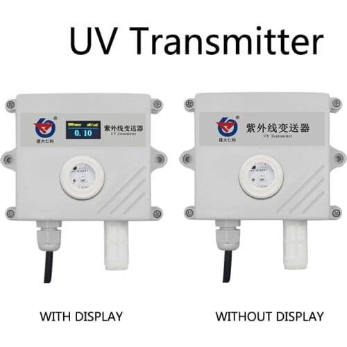 UV Sensor Transmitter Light detection Sensor 4-20MA/0-5V/0-10V/RS485 humidity and Temperature sensor no diplay