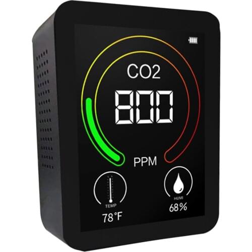 Gas Detector Gas Analyzer Air Quality Monitor CO2 Meter Air Analyzer CO2 Carbon Dioxide Detector CO2 Sensor Monitor
