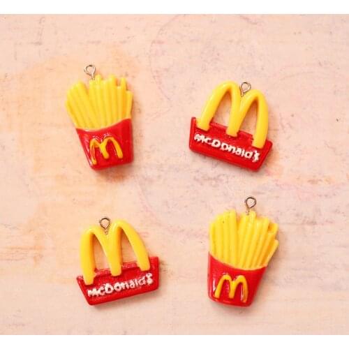 M Fries With Hook Charms For Slime DIY Polymer Filler Addition Slime Accessories Toys Lizun Modeling Clay Kit for Children