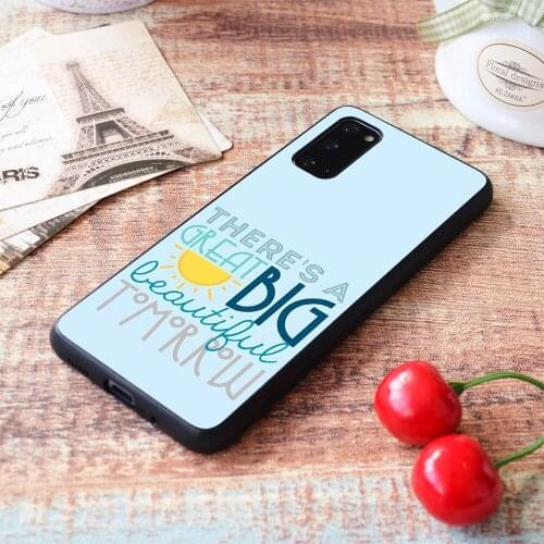 For Samsung Galaxy Shining At The End of Every Day Soft TPU border Samsung Galaxy Case