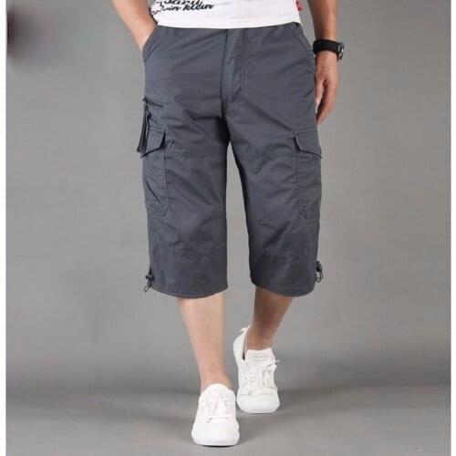 2021 Spring Autumn New Fashion Oversized Cargo Pants Men Breathable Mens Casual Running Sweatpants Straight Beach Shorts Male