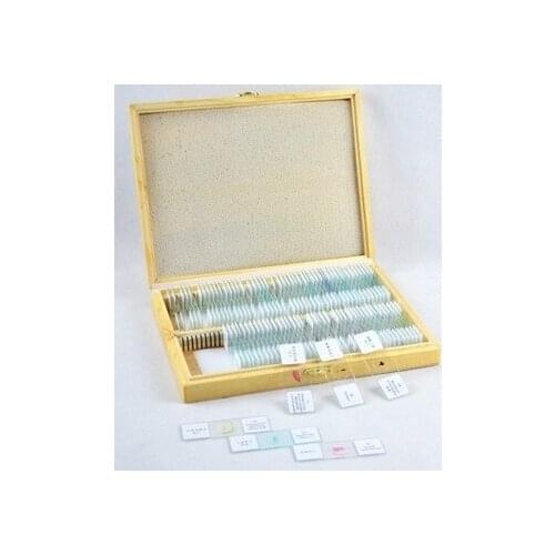 Wholesale and retail 100 pieces mixed set Prepared microscope slide