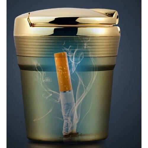 Car-Styling Car Cigarette ashtray with LED lamp For Jaguar XF XJ XJS XK S-TYPE X-TYPE XJ8 XJL XJ6 XKR XK8 XJS X320 X308