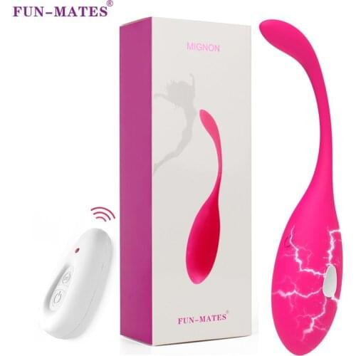 Electric Shock Pulse Vibrating Egg Kegel Ball Vibrators For Women Wireless Remote G Spot Anal Sex Toys Vaginal Ben Wa Ball Femme