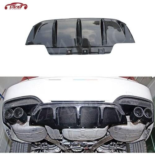 Carbon Fiber Rear Diffuser Lip Bumper Splitters Aprons for BMW 6 Series F12 F13 F06 M6 2013-2016 Car Styling