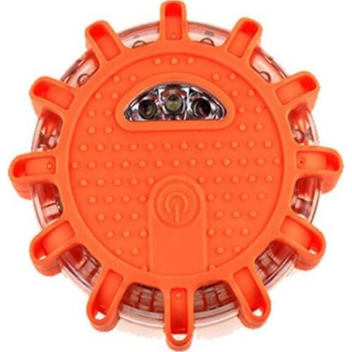 1pcs LED Road Flares Emergency Red Safety Light Flashing Roadside Beacon Traffic Light Roadway Safety